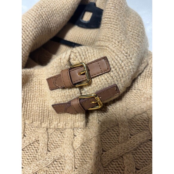 NWOT Massimo Dutti cable knit Poncho S - Picture 2 of 11